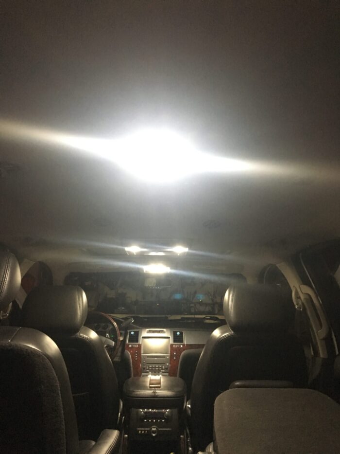 2007 2008 2009 2010 2011 2012 2013 2014 Cadillac Escalade Pure White LED Interior