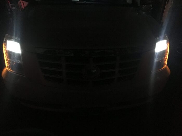 Cadillac Escalade Pure White LumaWerx Diffuser Parking Lights