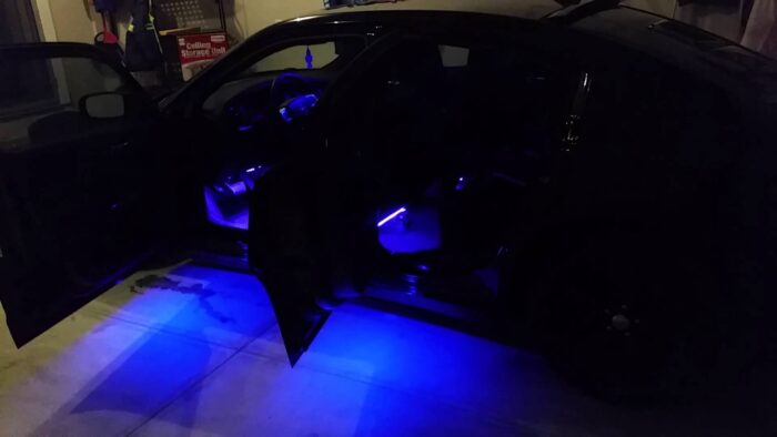 Blue Dodge Charger LED Interior Lights Blue Dodge Charger LED Interior Lights