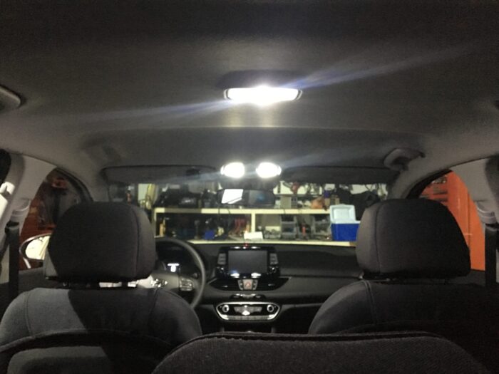 2018 Hyundai Elantra Pure White LED Interior Kit