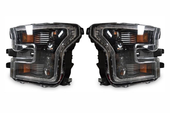 Black Smoke XB Headlights F150