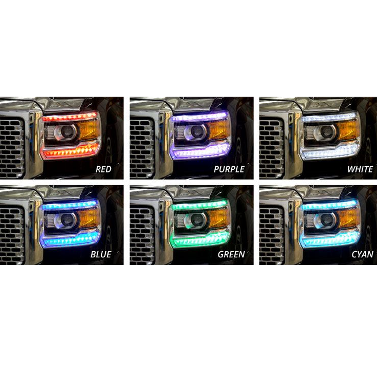 GMC Sierra 1500 2500 3500 RGB Color Changing LED Boards