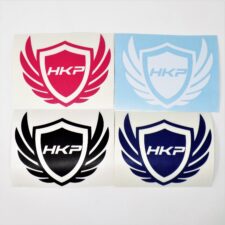 HKP Customs Wings Logo Vinyl Decal