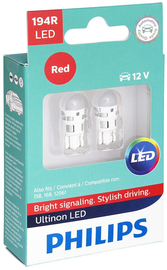 Philips Red Ultinon LED Bulbs