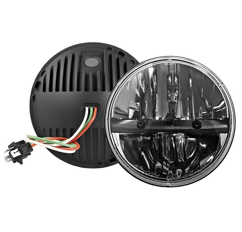 thumbnail image 2 of LX-LIGHT 7" Round LED Headlights Pair – Hi/Lo Sealed Beam For Mack Trucks 2 of 6