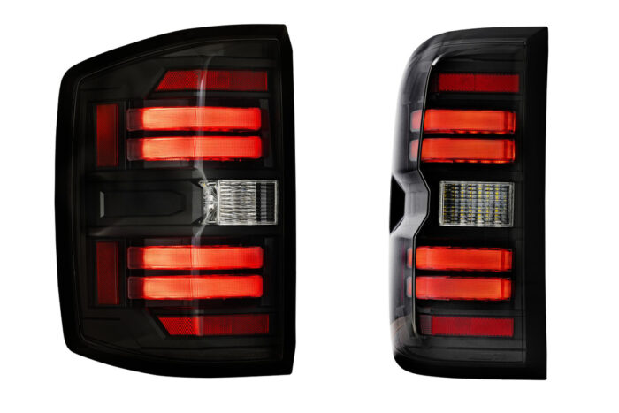 Morimoto Red LED Tail Lights Chevy Silverado