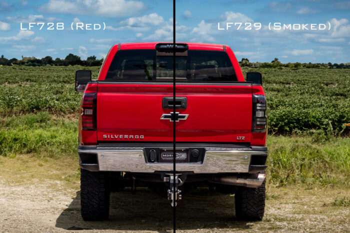Red Smoked Morimoto Silverado LED Tail Lights