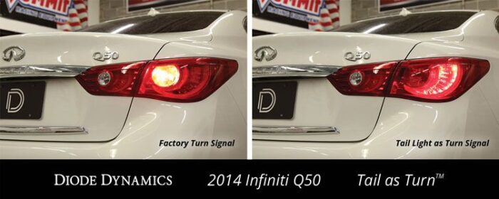 Q50 LED Tail as Turn
