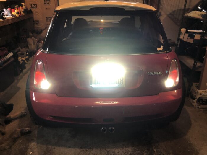 Mini Cooper VLEDS LPF LED License Plate Frame