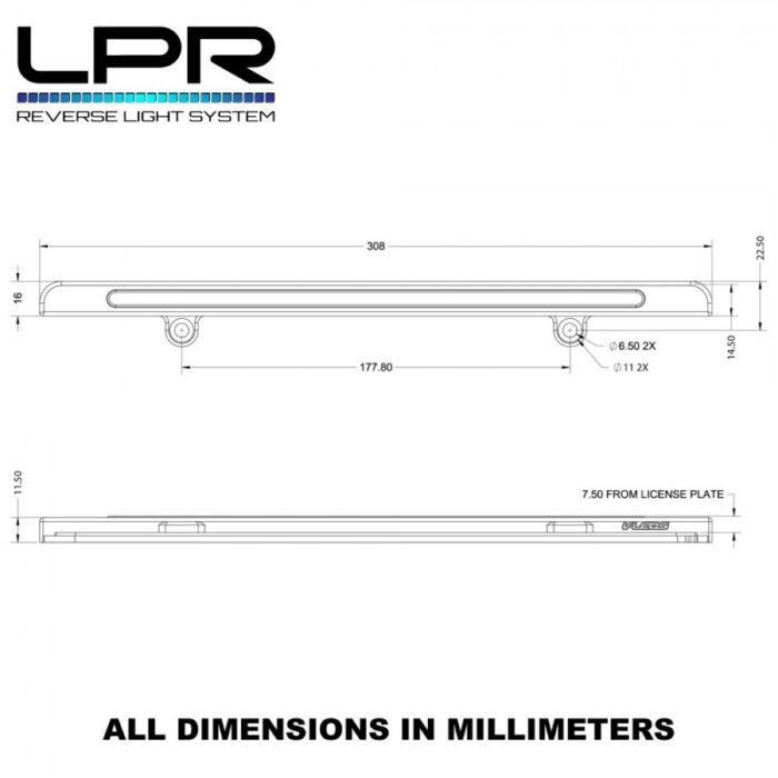 LPR VLED Dimensions
