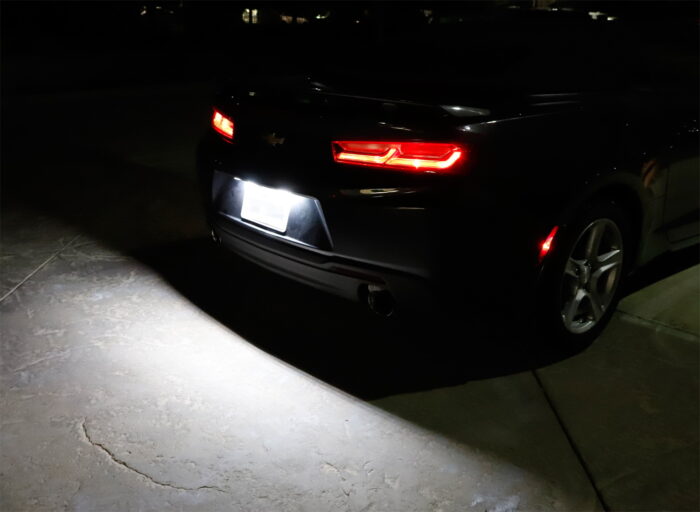 Camaro LED License Plates