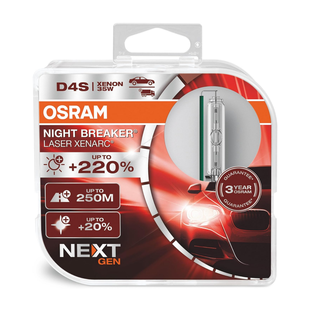 D4S: Osram Xenarc 66440 Night Breaker Laser OEM HID Bulbs