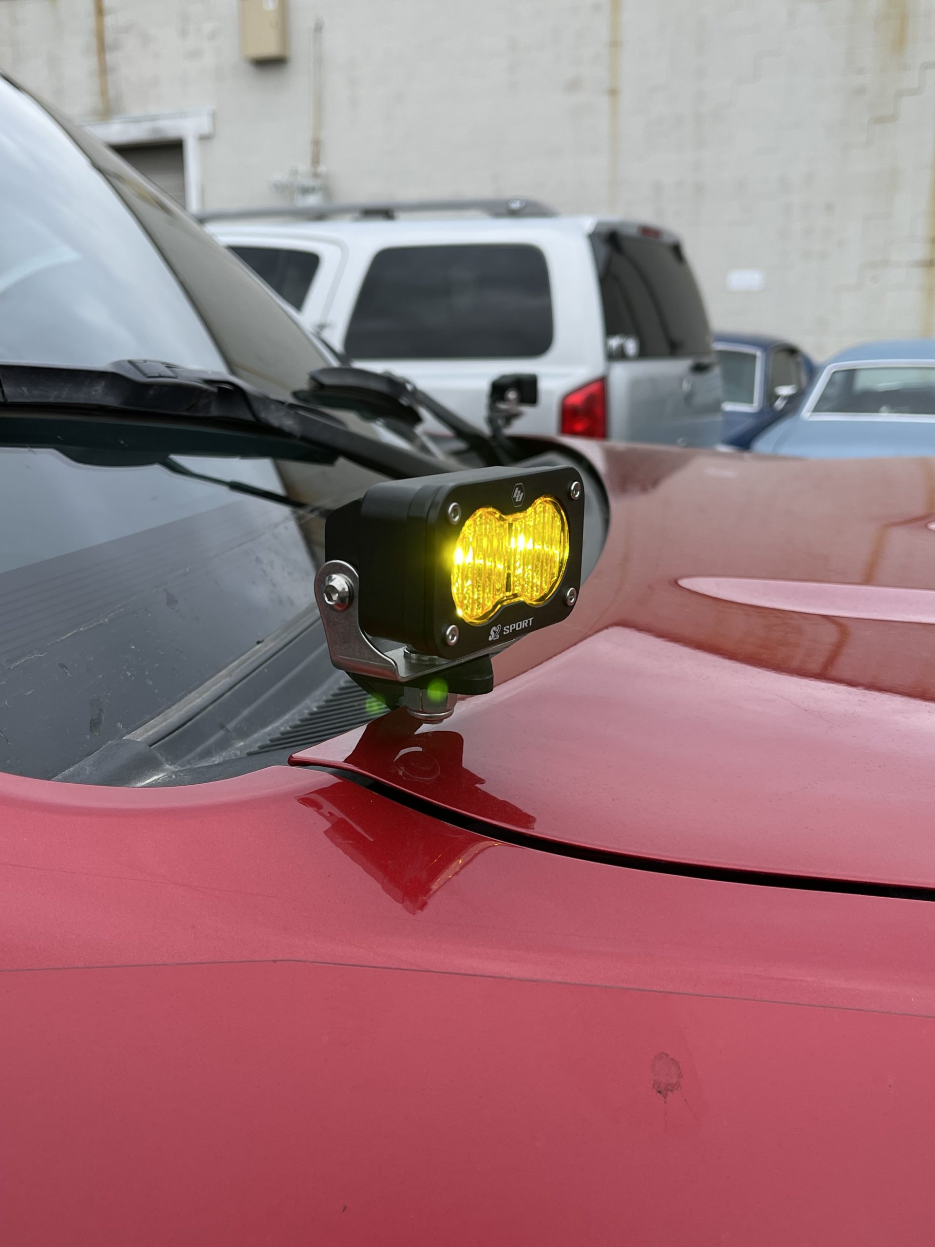Baja Designs S2 Sport Amber LED Light Pods With Rock Guards - 5000K, Pair