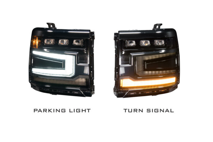 Parking Light LED Turn Signal Morimoto Silverado XB LED Headlights