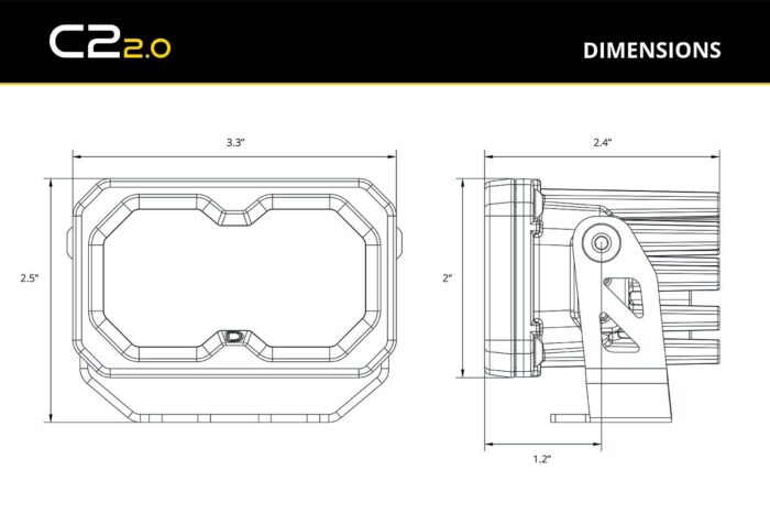 SSC2 Surface Mount Dimensions