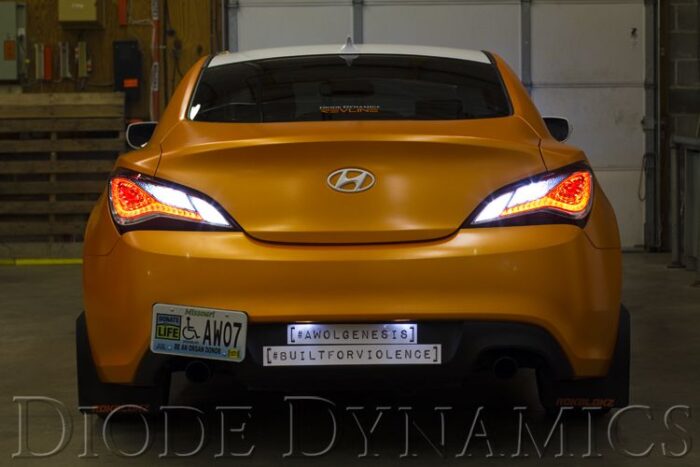 Hyundai Genesis Coupe Tail as Turn