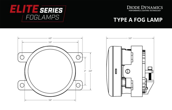 Type A Elite Diode LED Fogs