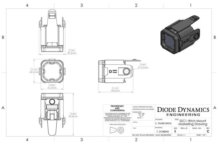 Diode Dynamics Hitch Light Pod