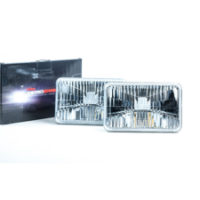 Holley RetroBright 4x6 LED Headlights - Classic White (Pair)