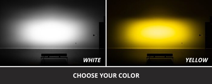 Yellow White Diode LED Light Bar Comparison
