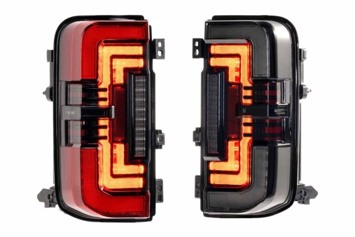 Red Smoked Bronco LED XB Tail Lights