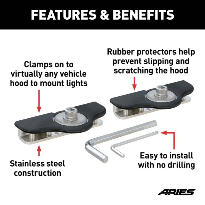Universal Ditch Light Bracket Mounts