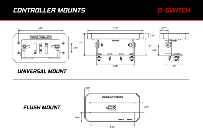 Diode Dynamics Controller Mounts
