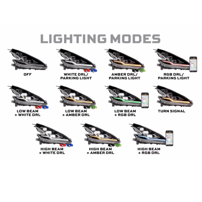 Morimoto 370z XB Color Changing Modes