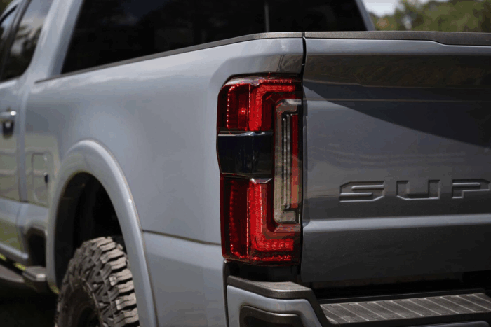 Red XB Super Duty F250 F350 LED Tail Lamps